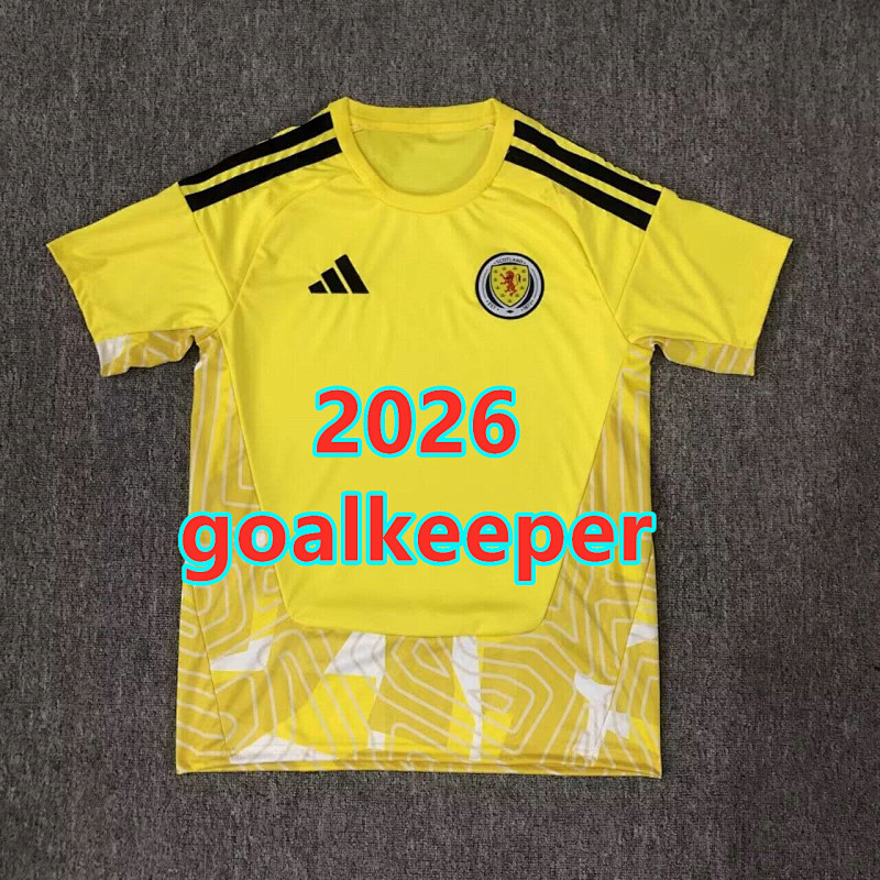 Scotland Goalkeeper Fans Version Jersey S-4XL