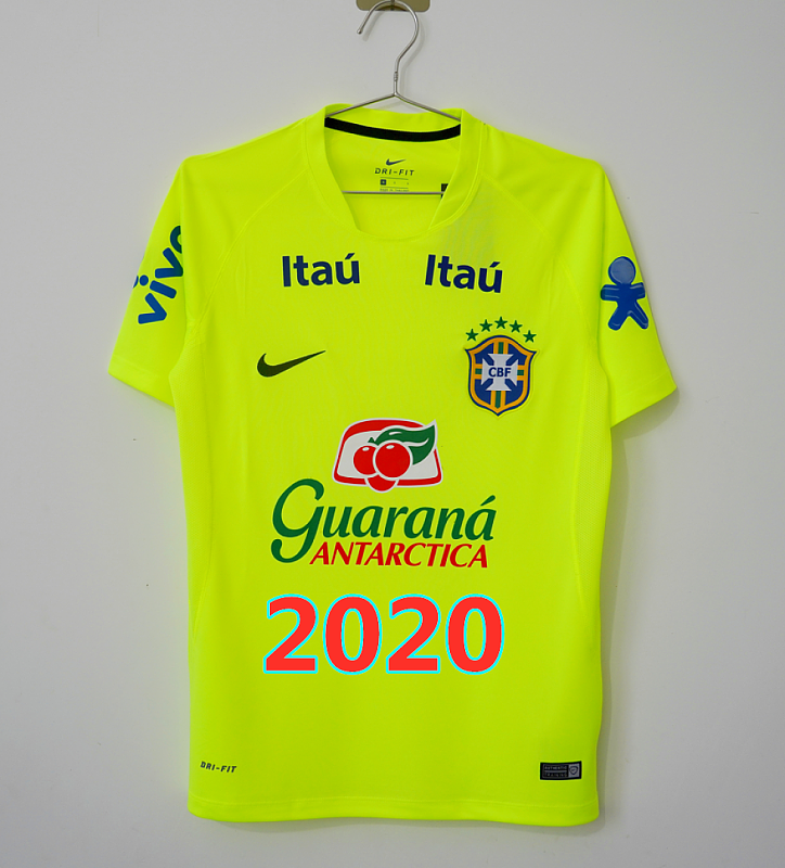 Brazil Training Retro Jersey S-2XL