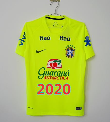 Brazil Training Retro Jersey S-2XL