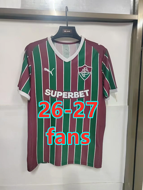 26-27 Fluminense Home Fans Version Jersey S-4XL