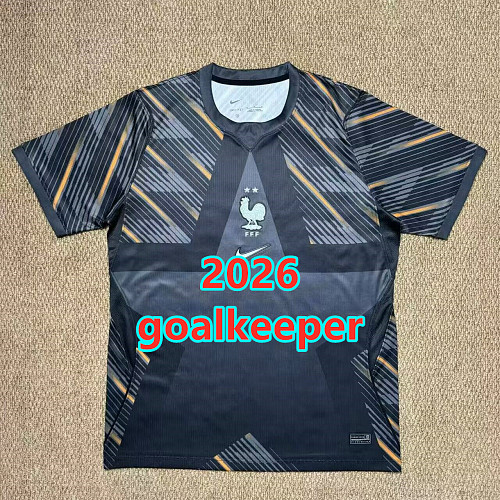France Goalkeeper Fans Version Jersey S-4XL