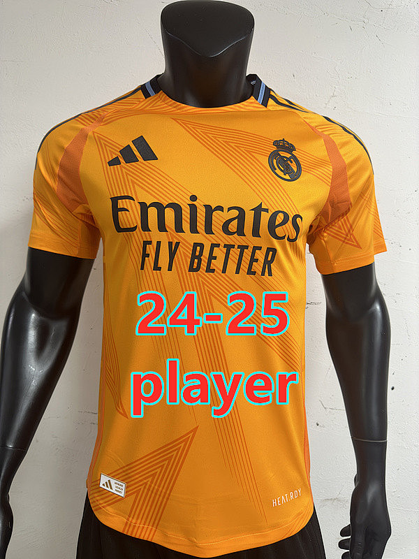 24-25 Real Madrid Away Player Version Jersey S-4XL