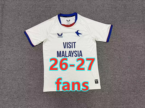 26-27 Cardiff City Away Fans Version Jersey S-4XL