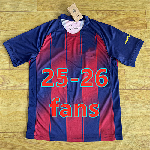 25-26 Barcelona Home Without Sponsor Fans Version Jersey S-4XL