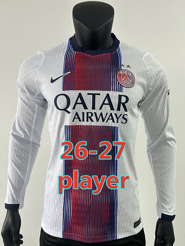 Balenciaga 26-27 Paris Psg Away Player Long With 2 Stars Jersey S-3XL 2