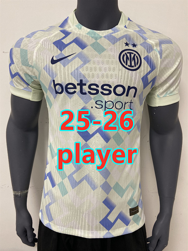 Fifa 25-26 Inter Milan Away Player Version Jersey S-2XL