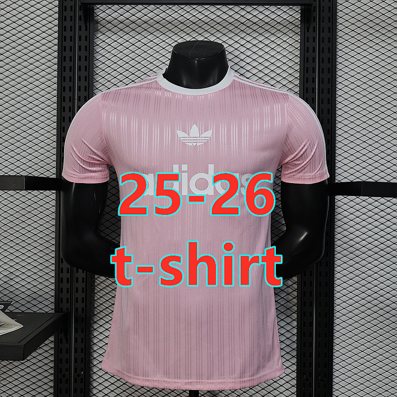 25-26 A-D Player Version Short Sleeve T-shirt S-2XL T