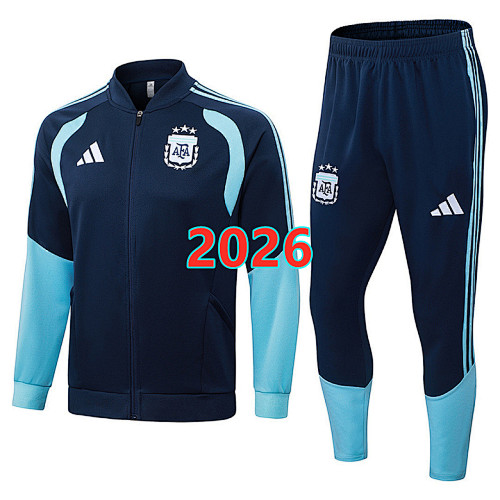 Argentina Long Zipper Jacket S-2XL