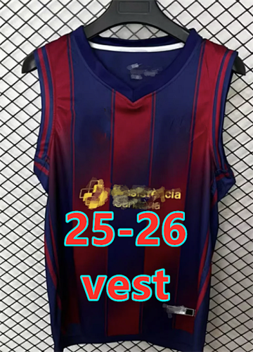 25-26 Barcelona Special Fans Version Vest Jersey S-2XL