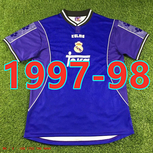 Real Madrid Retro TopThai Quality Away Jersey S-2XL