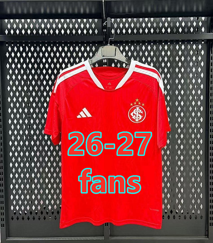 26-27 Internacional Home Fans Version Jersey S-4XL