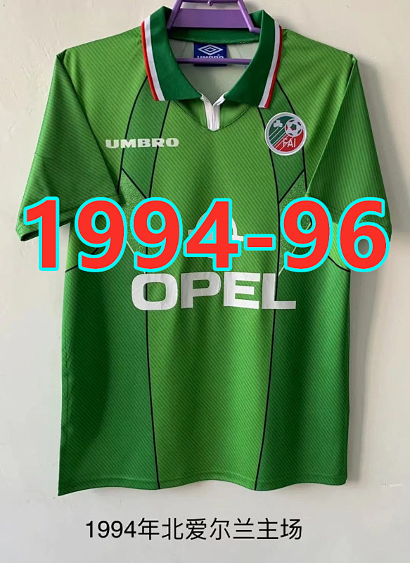 Ireland Retro TopThai Quality Home Jersey S-2XL
