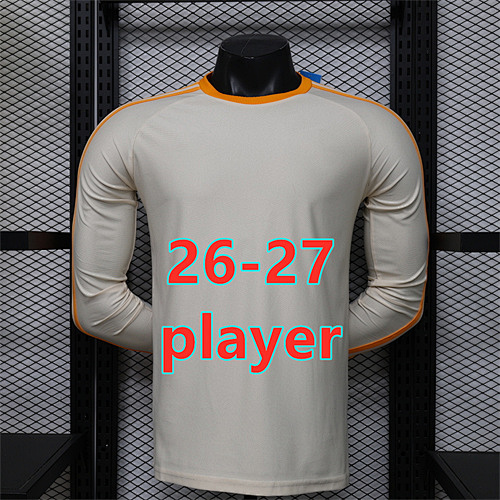 26-27 Bayern Retro Player Long Sleeve Jersey S-3XL
