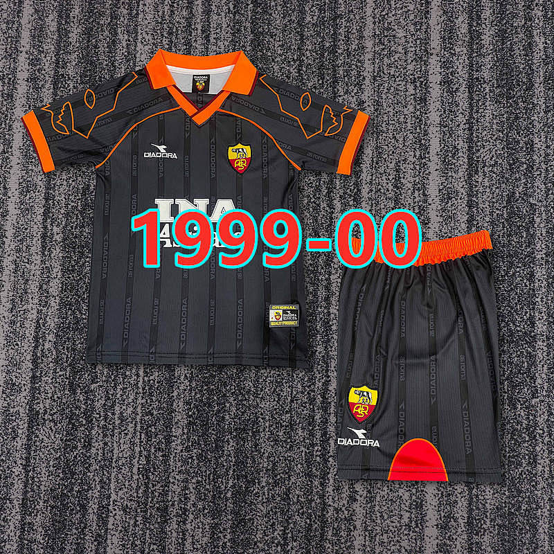 Roma Away Kids Jersey+shorts Kit 16 -28