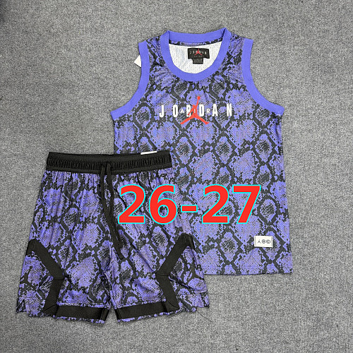 26-27 A-J Vest+shorts Basketball Kit XS-4XL