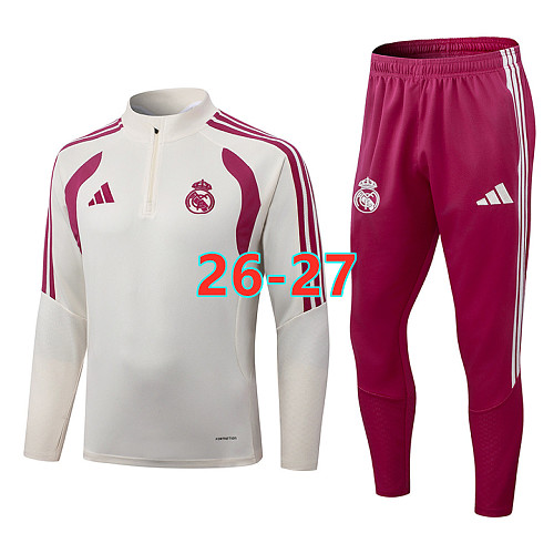 26-27 Real Madrid Long Sleeve Tracksuit S-2XL