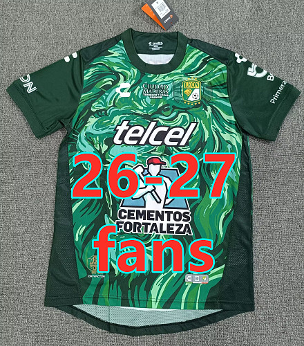 26-27 Leon Home Fans Version Jersey S-4XL