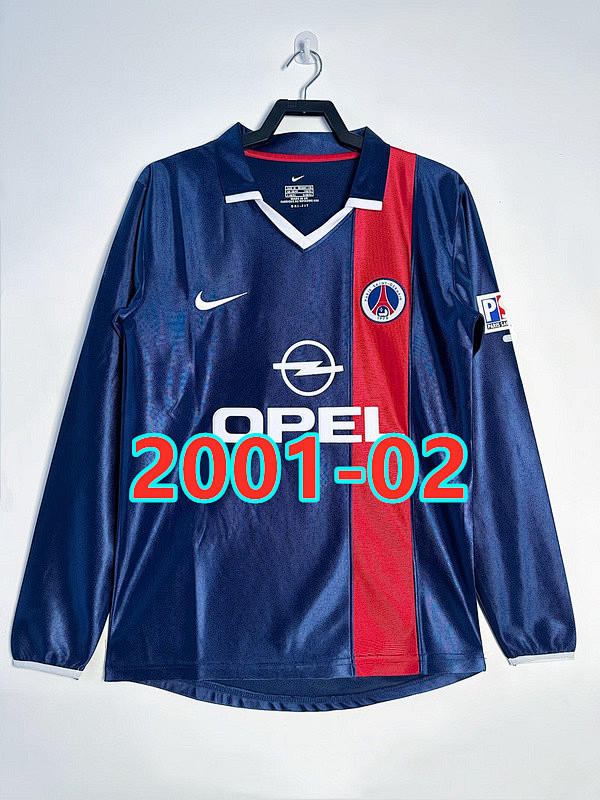 Balenciaga Paris Psg Home Retro Long Sleeve Jersey S-2XL