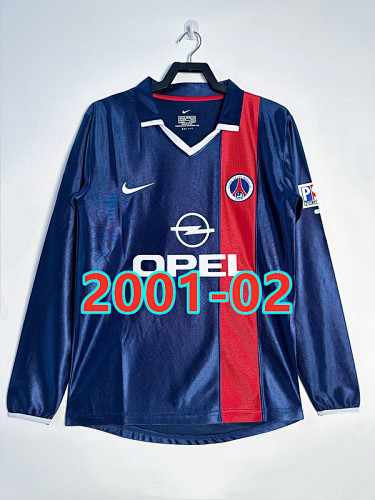 Balenciaga Paris Psg Home Retro Long Sleeve Jersey S-2XL