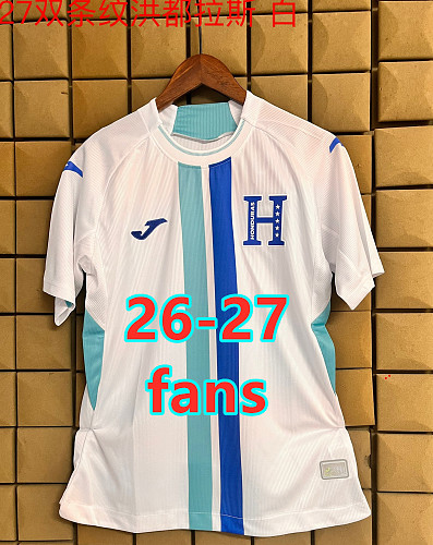 26-27 Honduras Away Fans Version Jersey S-2XL