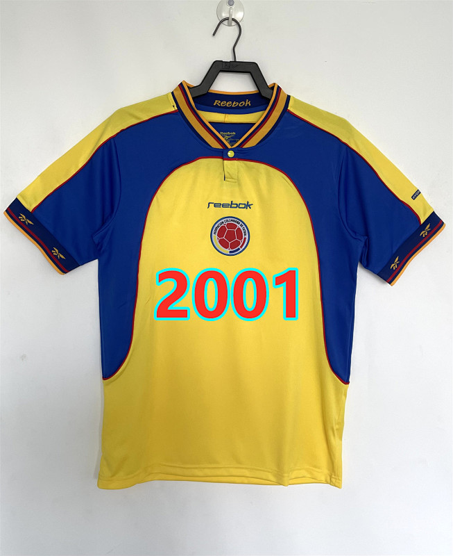 Colombia Home Retro Jersey S-2XL