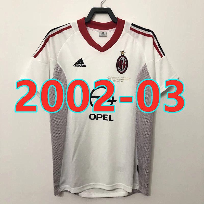 AC Milan Retro TopThai Quality Away Jersey S-2XL AC