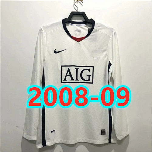 Manchester United Retro Away Long Sleeve Jersey S-4XL