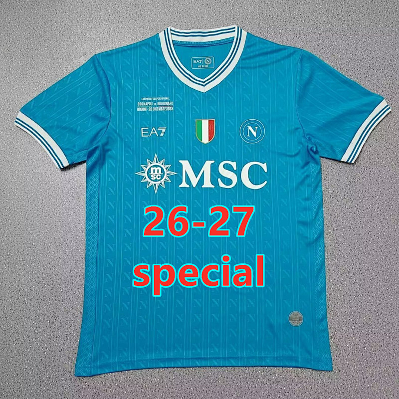 26-27 Napoli Special Fans Version Jersey S-2XL