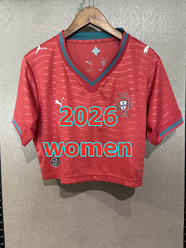 Portugal Home Women Jersey S-2XL
