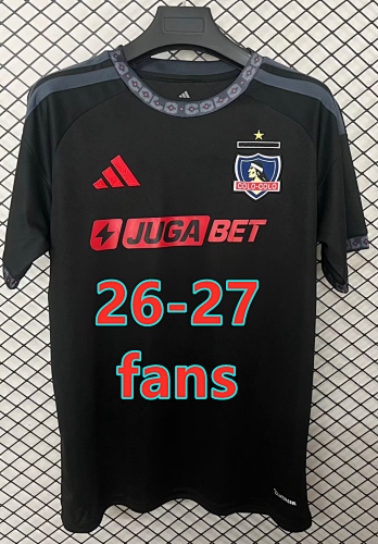 26-27 Colo-Colo Away Fans Version Jersey S-4XL