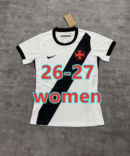 26-27 Vasco Da Gama Away Women Fans Version Jersey S-2XL