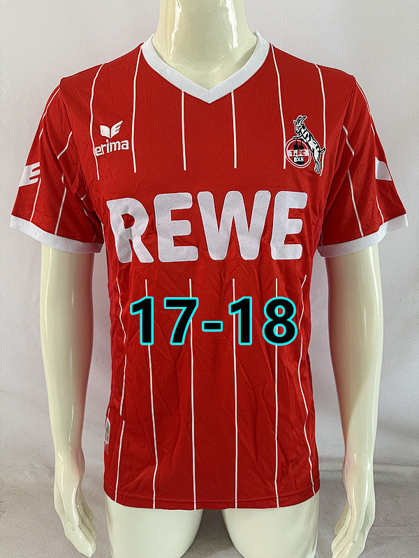17-18 Koln Away Retro Jersey S-2XL