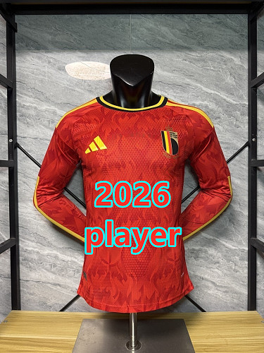 Belgium Home Player Long 16 Teams Jersey S-3XL 16