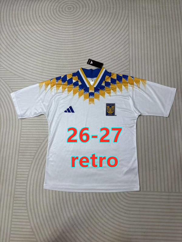 26-27 Tigres Uanl Retro Fans Version Jersey S-2XL
