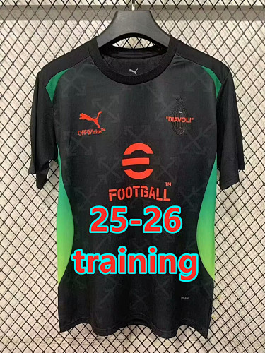 25-26 AC Milan Training Fans Version Jersey S-4XL AC