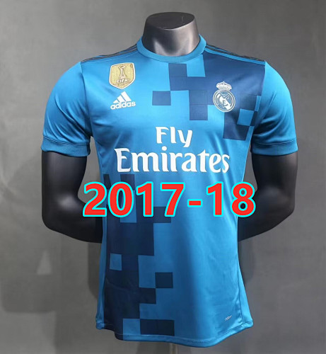 Real Madrid Third Player Retro Jersey S-3XL