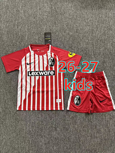 26-27 Freiburg Home Kids Jersey+shorts Kit 16 -28