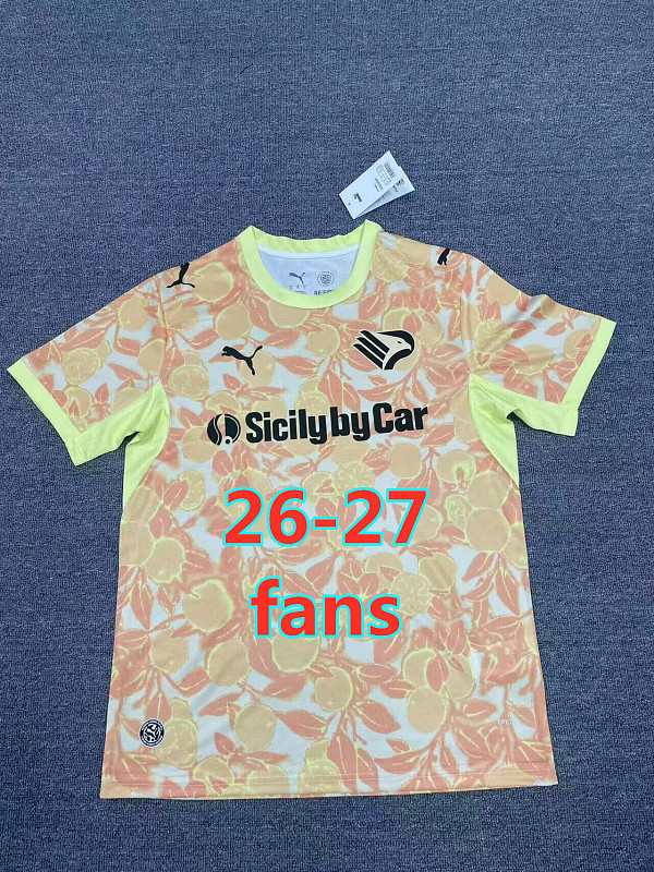 26-27 Palermo Away Fans Version Jersey S-4XL