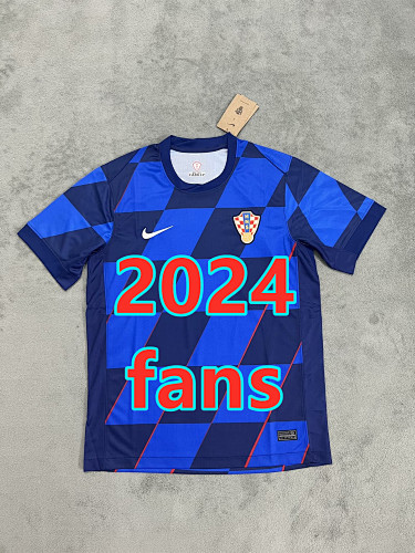 Croatia Away Fans Version Jersey S-4XL