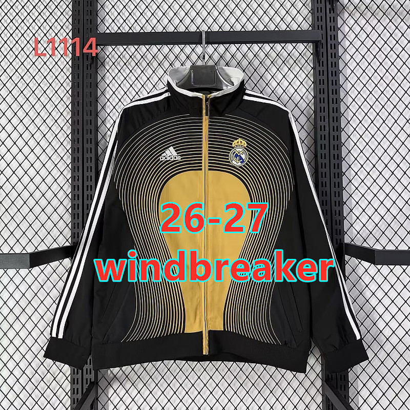 26-27 Real Madrid Windbreaker S-2XL