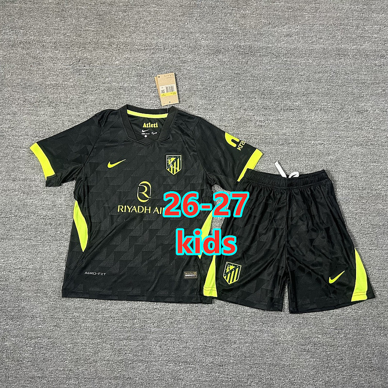 26-27 Atletico Madrid Away Kids Player Version Kit 16 -28