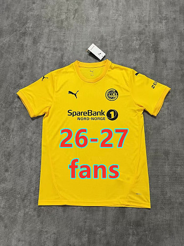 26-27 Bodø Glimt Home Fans Version Without Sponsor S-4XL