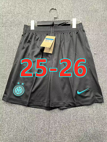 25-26 Inter Milan Home Fans Version Shorts S-2XL