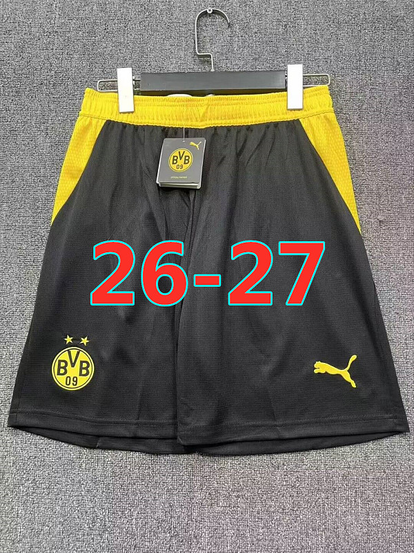 26-27 Dortmund Home Fans Version Shorts S-2XL