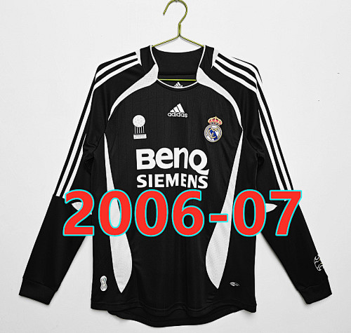 Real Madrid Retro Third Long Sleeve Jersey S-Xxl