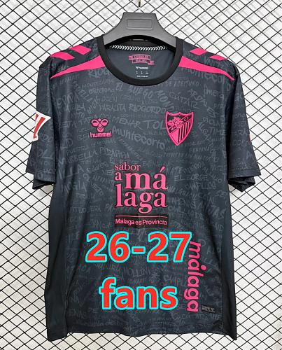26-27 Malaga Third Fans Version Jersey S-4XL