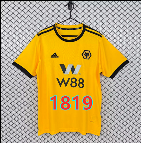 Wolves Home Retro Fans Version Jersey S-2XL