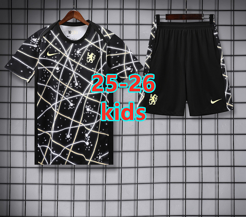 25-26 Chelsea Kids Short Sleeve Tracksuit 18 -28