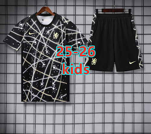 25-26 Chelsea Kids Short Sleeve Tracksuit 18 -28