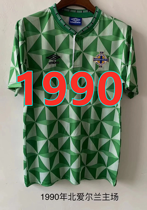 North Ireland Retro Home Jersey ID S-2XL